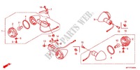 BLINKER(2) für Honda VT 1300 STATELINE 2012