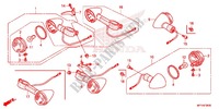 BLINKER(2) für Honda VT 1300 C STATELINE 2012