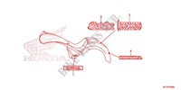 EMBLEM/STREIFEN (VT1300CR/CRA,VT1300CT/CTA) für Honda VT 1300 C STATELINE 2012