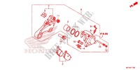 HINTERRAD BREMSSATTEL für Honda VT 1300 C STATELINE 2012
