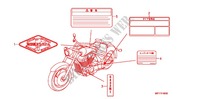 WARNETIKETT(1) für Honda VT 1300 SABRE ABS 2011