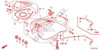 BENZINTANK (VT1300CRA/CR/CSA/CS/CTA/CT) für Honda VT 1300 SABRE ABS BLACK 2013