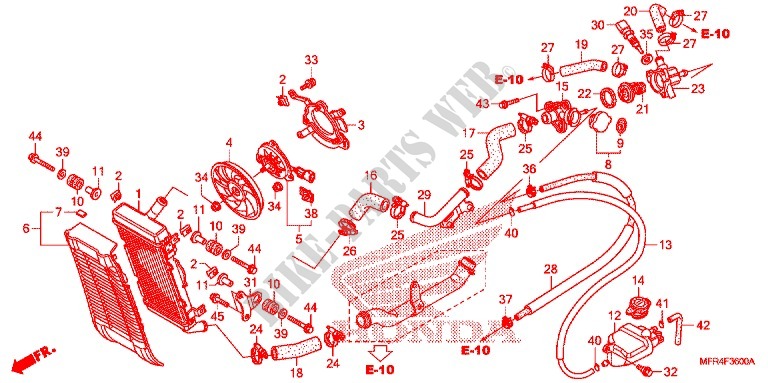 KUEHLER für Honda VT 1300 FURY ABS 2010