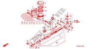 HAUPTBREMSE, HINTEN ZYLINDER für Honda VT 1300 C FURY ABS 2011
