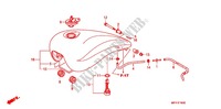 KRAFTSTOFFTANK für Honda VT 1300 C FURY 2012