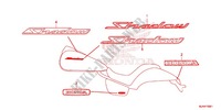 EMBLEM/STREIFEN (VT750C2/C2B/C2F/C2S) für Honda SHADOW VT 750 SPIRIT 2013