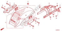 KOTFLÜGEL HINTEN (VT750C2/C2F/C2S/C2B) für Honda SHADOW VT 750 SPIRIT 2014
