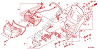 RÜCKLICHT (VT750C2/C2F/C2S/C2B) für Honda SHADOW VT 750 SPIRIT 2014