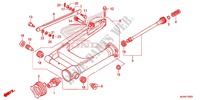 SCHWINGE (VT750C/CA/C2/C2B/C2F/CS/C2S) für Honda SHADOW VT 750 AERO ABS GRAY 2013
