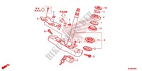 LENKSCHAFT/OBERE BRUECKE (VT750C/CA/CS/C2B) für Honda SHADOW VT 750 AERO ABS GRAY 2014