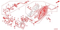 RÜCKLICHT (VT750C/CA/CS) für Honda SHADOW VT 750 AERO ABS GRAY 2014