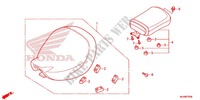 SATTEL (VT750C/CA/CS) für Honda SHADOW VT 750 AERO ABS GRAY 2014