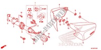 SEITENABDECKUNG/TANKABDECKUNG für Honda SHADOW VT 750 AERO 2011