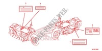 WARNETIKETT(1) für Honda SHADOW VT 750 AERO 2011