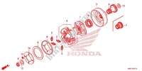 ANLASSERKUPPLUNG  für Honda FOURTRAX 420 RANCHER 4X4 DCT EPS 2017