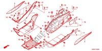 BODENBLECH für Honda PCX 125 SPECIAL EDITION WHITE 2013