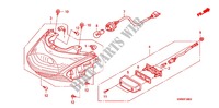 HECKLEUCHTE(2) für Honda PCX 125 SPECIAL EDITION WHITE 2013