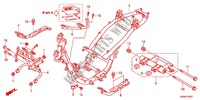 RAHMENKOERPER (WW125EX2C,D,E) für Honda PCX 125 SPECIAL EDITION WHITE 2013