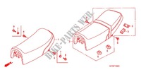 EINZELSITZ(2) für Honda APE 100 DELUXE Front brake disk 2012