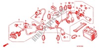 KABELBAUM (XZ1009) für Honda APE 100 DELUXE Front brake disk 2014