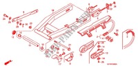 SCHWINGE/KETTENGEHAEUSE für Honda APE 100 DELUXE Front brake disk 2012