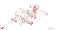 SCHALTGABEL/ SCHALTTROMMEL für Honda APE 50 DELUXE Front brake disk 2014
