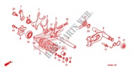 SCHALTTROMMEL/SCHALTGABEL für Honda XR 650 L 2011