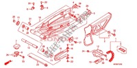 SCHWINGE/KETTENGEHAEUSE für Honda XR 650 L 2012