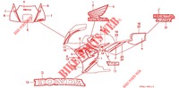 AUFKLEBER (12) für Honda NSR 50 TYPE I 1994