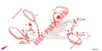 SPIEGEL   HANDSCHUTZ für Honda CRF 250 RALLYE ABS 2017