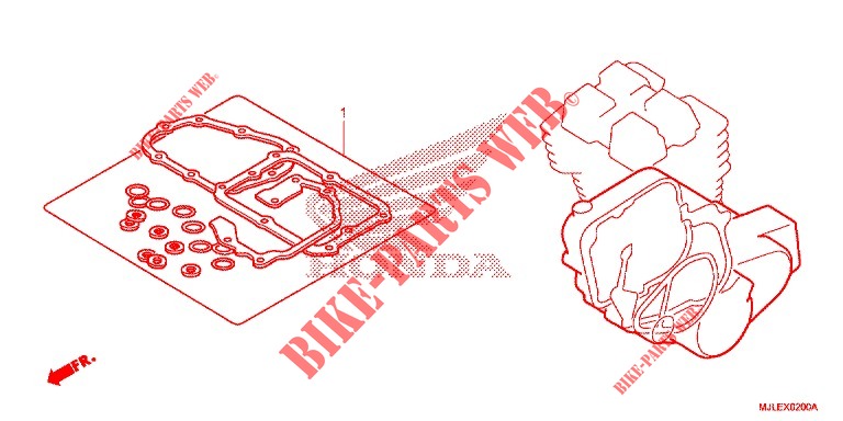 DICHTUNG SATZ B für Honda NC 750 S DCT 2014