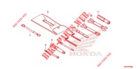 WERKZEUGE/BATTERIEGEHAEUSE für Honda GOLD WING 1800 F6C VALKYRIE BLUE 2014