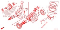 KURBELWELLE/KOLBEN   für Honda FOURTRAX 420 RANCHER 4X4 Manual Shift 2019