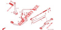 PEDAL/KICKSTARTER ARM für Honda SUPER CUB 70 DELUXE 1994