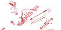 PEDAL/KICKSTARTER ARM für Honda SUPER CUB 70 DELUXE 1995