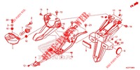 HECKLEUCHTE/KENNZEICHENBELEUCHTUNG für Honda CRF 250 RALLYE 2020