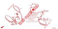 SPIEGEL   HANDSCHUTZ für Honda CRF 250 RALLYE 2019