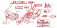 WARNETIKETT (ED,U,V,FO) für Honda MSX 125 ABS 2020