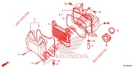 ABDECKUNG, VORNE/LUFTFILTER für Honda DASH 125, Rear brake disk 2019